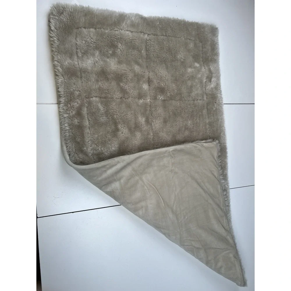Pottery Barn Faux Shearling Fur KING Sham  NWOT OPEN Pkg